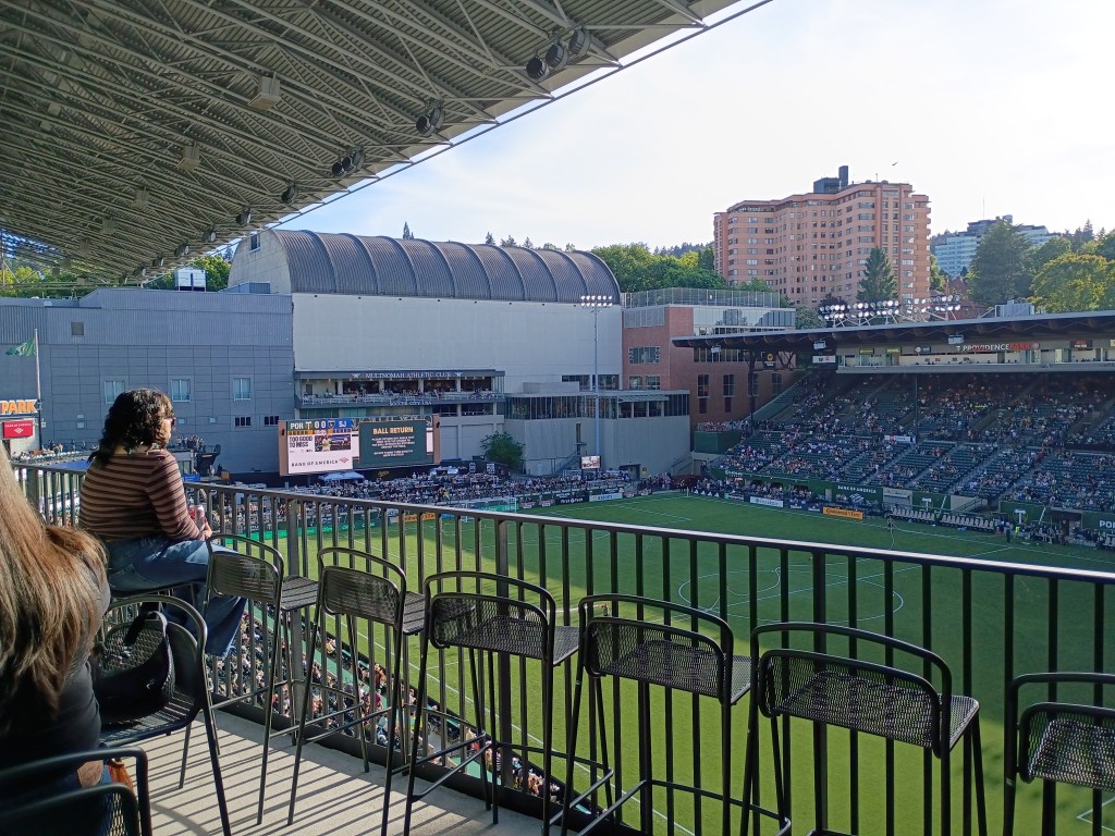 A picture of the timbers stadium as an example of what we can do with our money if we are careful.